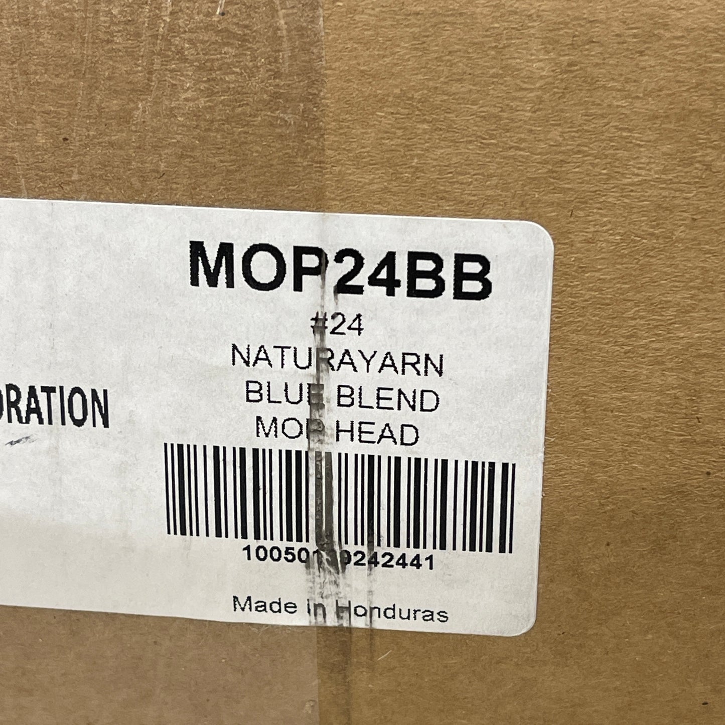 ZA@ ROYAL CORPORATION 12-PACK Natural Yarn Mop Heads Blue MOP24BB (New)