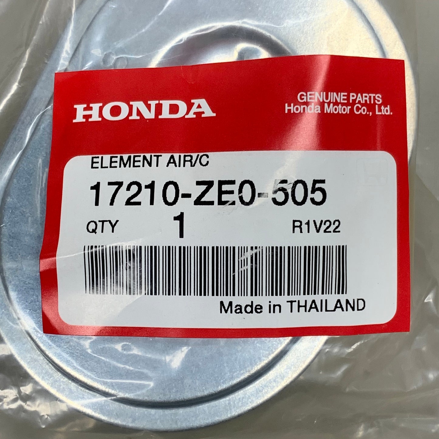 HONDA 3PK Air Filter OEM Fits GX110 GX120 17210-ZE0-505 (New)