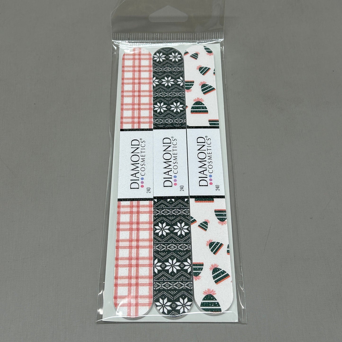 ZA@ DIAMOND COSMETICS 3 Packs of 3! Holiday Nail Files Multiple Prints 85386DT (New) C