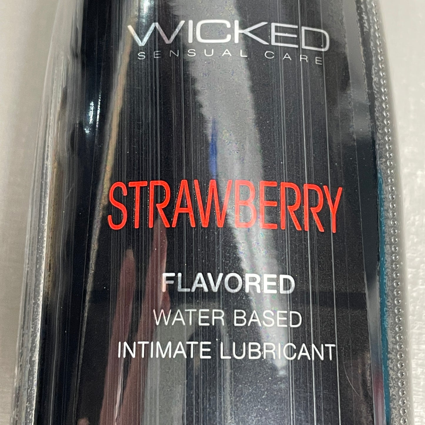 WICKED SENSUAL CARE Strawberry Flavored Water Based Intimate Lubricant 4 oz Exp 01/24 (New)
