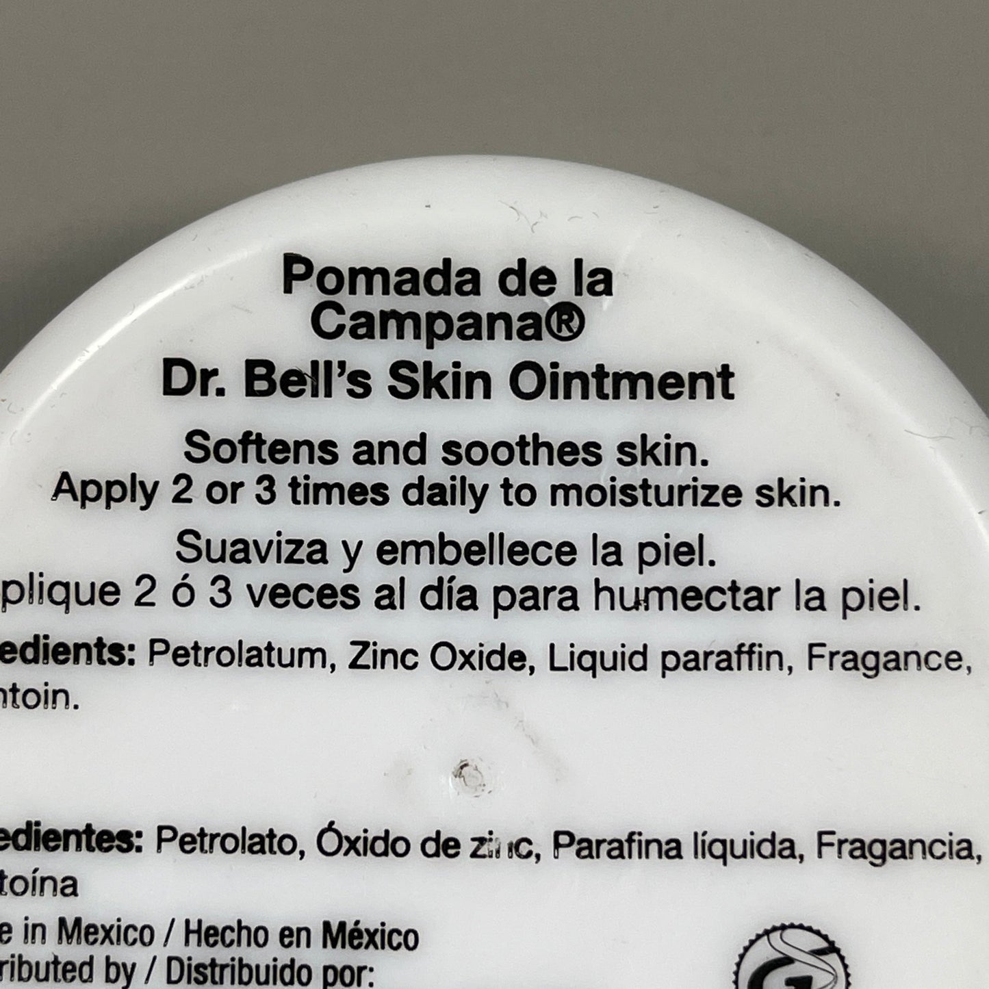 ZA@ DR. BELL’S POMADA DE LA CAMPANA (6-Pack) Skin Ointment Sz 1.2 oz BBD 12/23 (New) G