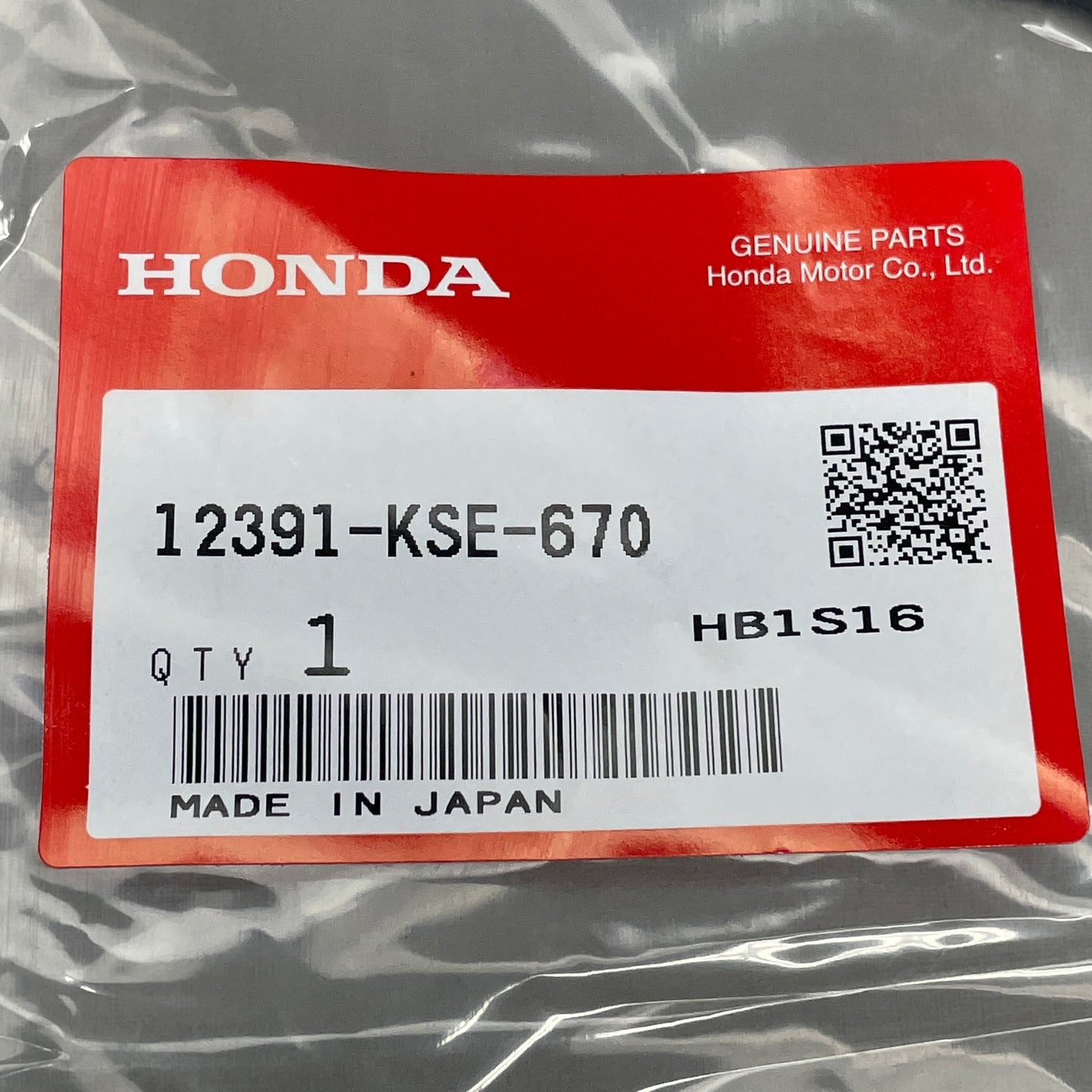 HONDA Cylinder Head Cover Gasket CRF150R CRF150RB 12391-KSE-670 OEM (New)