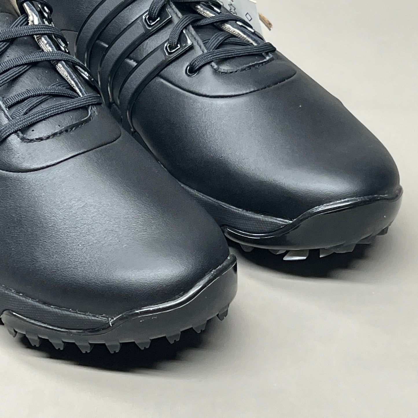 ADIDAS Golf Shoes TOUR360 22 Leather Men's Sz 8.5 Black / Iron Metallic GZ3158 (New)