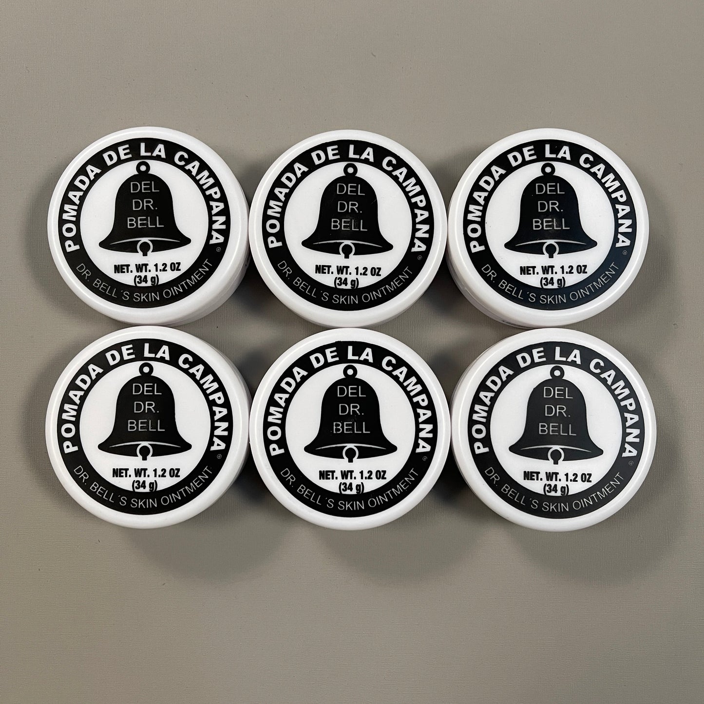 ZA@ DR. BELL’S POMADA DE LA CAMPANA (6-Pack) Skin Ointment Sz 1.2 oz BBD 12/23 (New) C