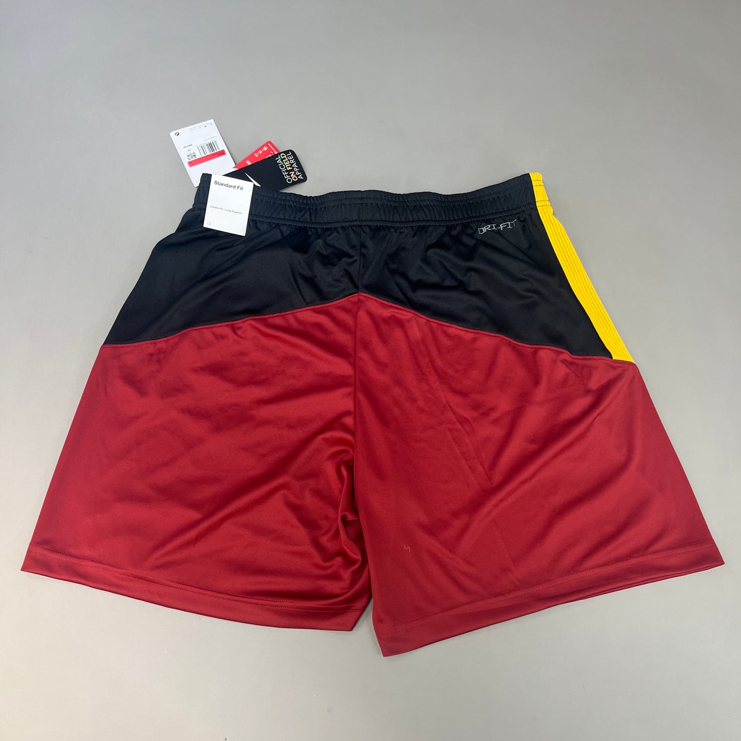 NIKE USC Trojans Logo Shorts Men's Sz L Black/Red Dri-Fit DN5732-010 (New)