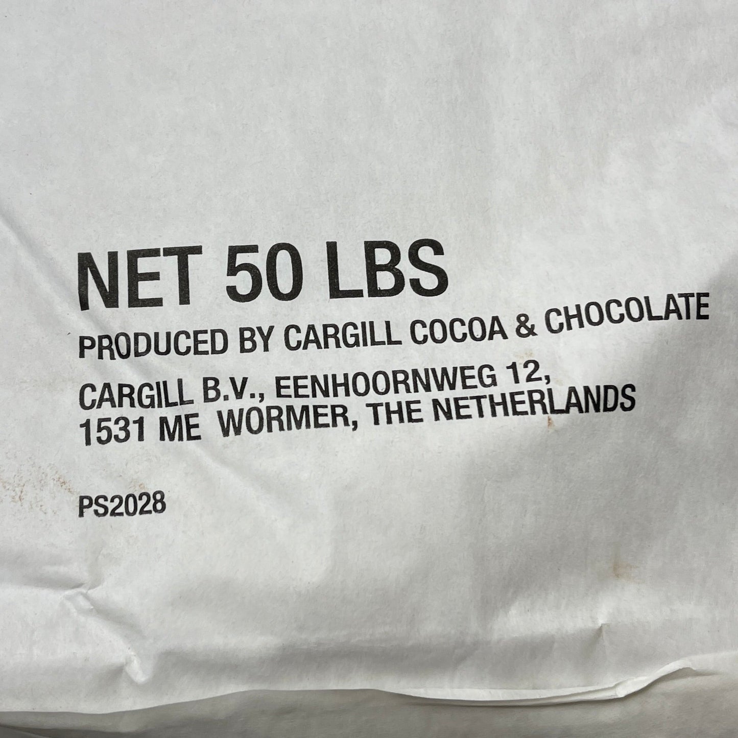 ZA@ GERKENS (50 LBS) Cacao Russet Plus 10/12% Dutched Cocoa Powder BB 12/24 MSRP $250 (New)