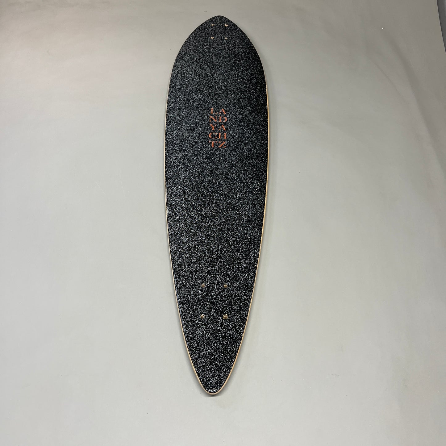 LANDYACHTZ Longboard Bamboo Skateboard Deck BAMBOO Black Floral(New Other)