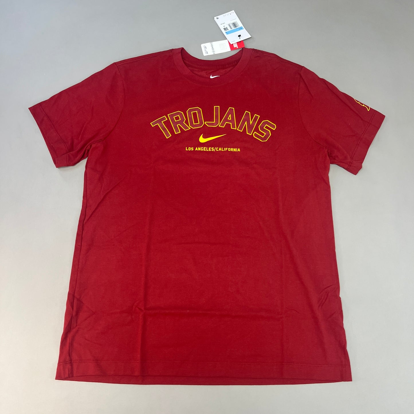 NIKE USC Trojans Logo Dri-Fit T-Shirt Men's Sz M Cardinal Red DQ1333-613 (New)