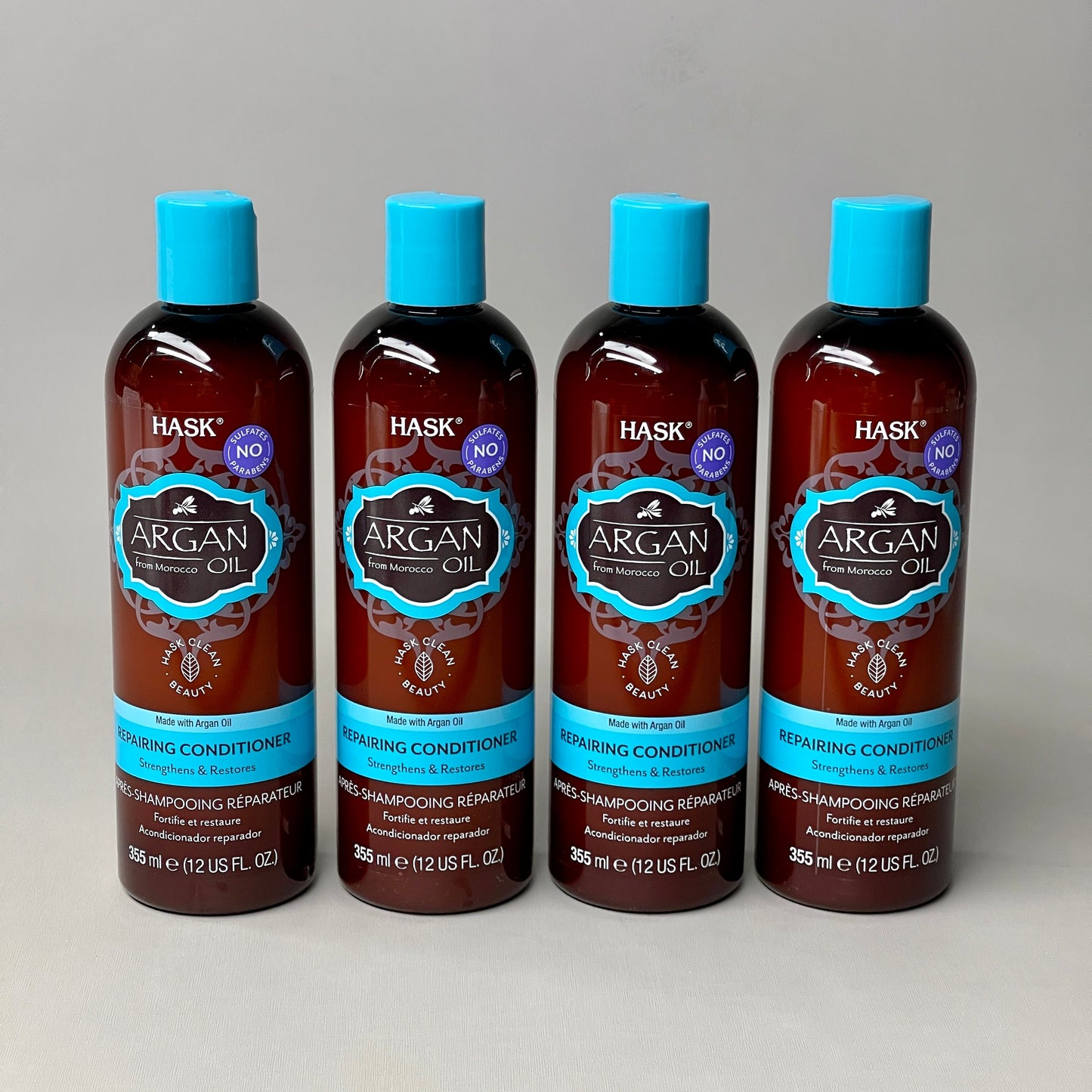 ZA@ HASK Argan Repairing Conditioner 4-PACK 12 oz 34326K(NEW)