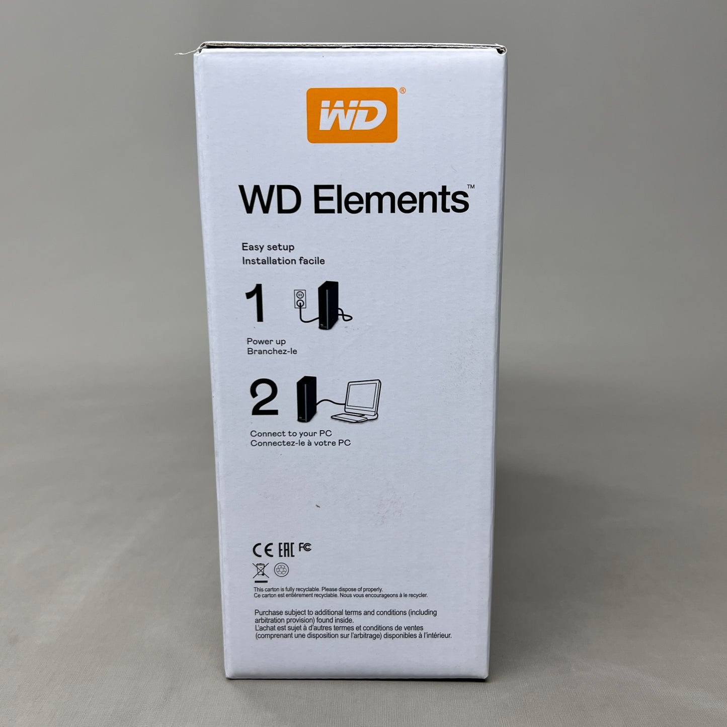 WD Elements 10TB USB 3.0 Desktop External Hard Drive Black WDBWLG0100HBK-NESN (New)