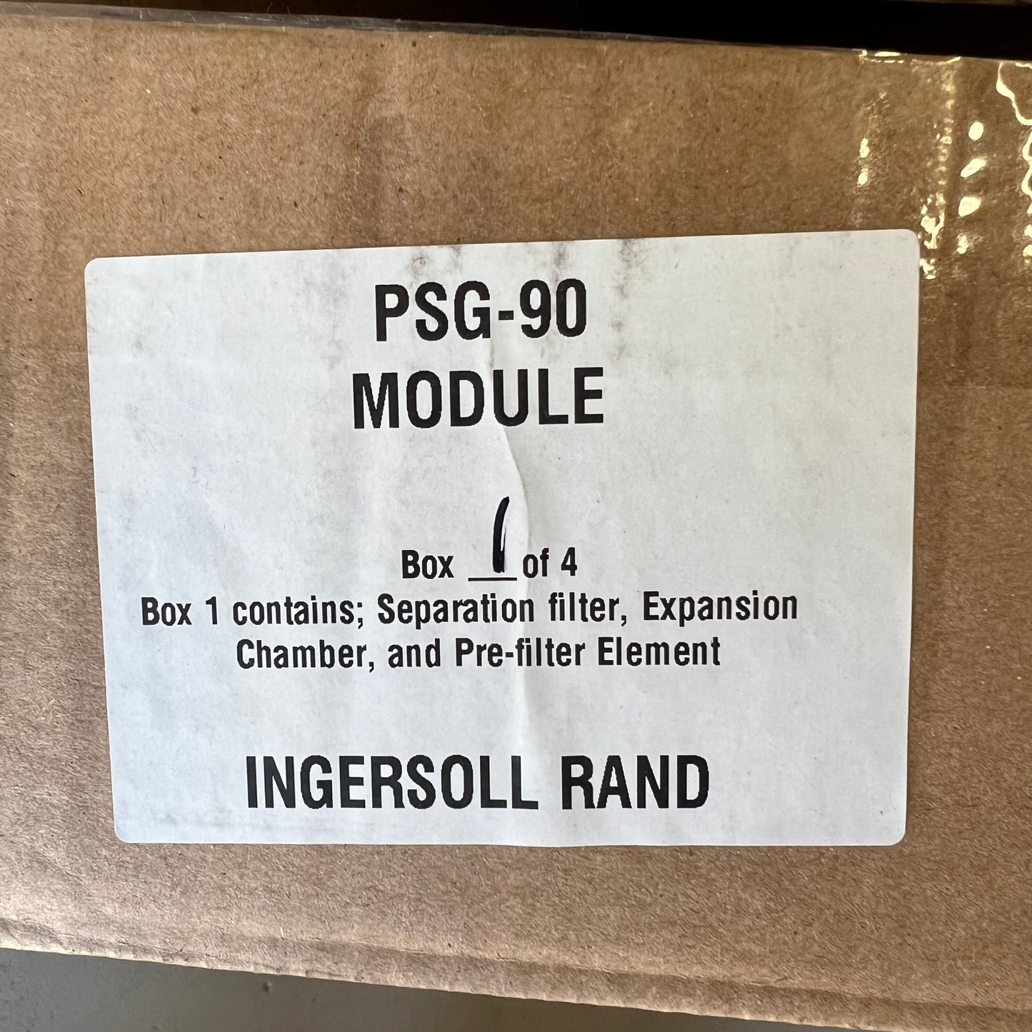 INGERSOLL RAND Oil-Water Filter Kit: Separation Filter, Expansion Chamber & Pre-Filter Element PSG-90 (New)
