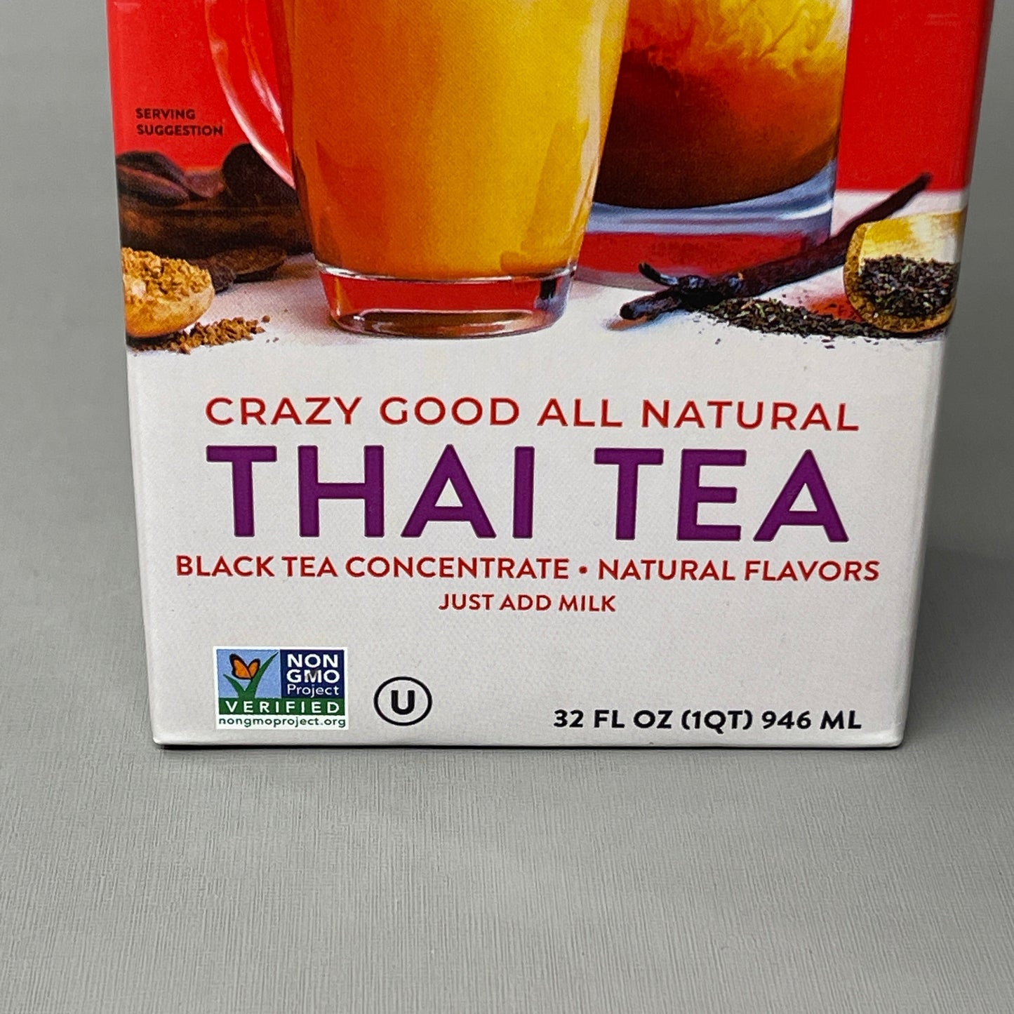 ZA@ THAIWALA 6 Pack Of All Natural Thai Tea Black Tea Concentrate 32 FL OZ 10/23 K