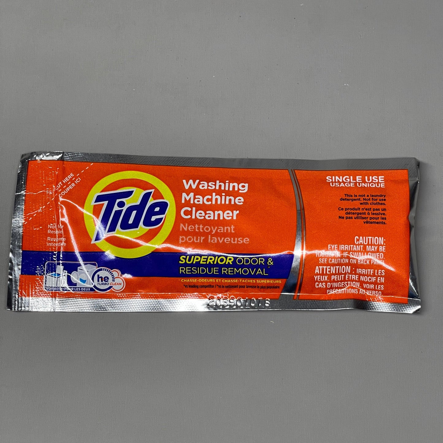 TIDE Washing Machine Cleaner Tablets 24-Pouches (2.6 oz each x 8) Odor & Residue Removal