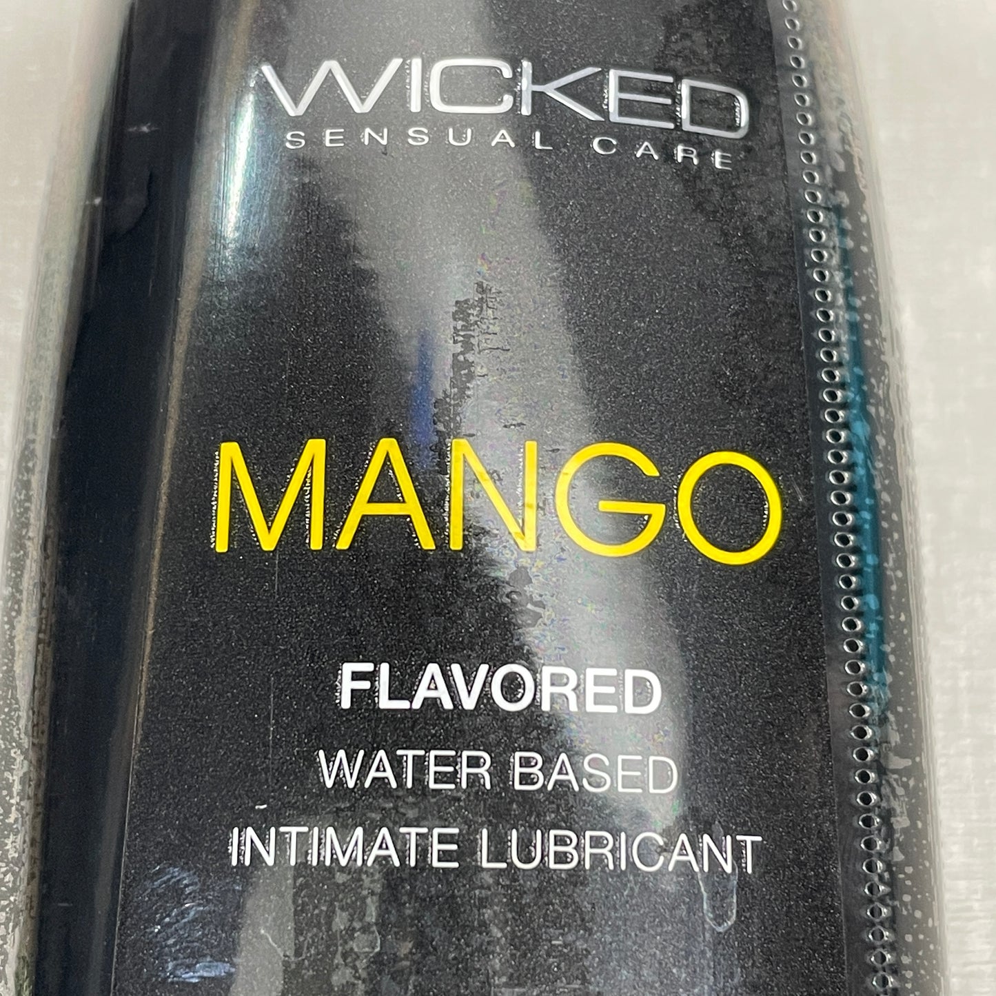 WICKED SENSUAL CARE Mango Flavored Water Based Intimate Lubricant 4 oz Exp 10/23 (New)