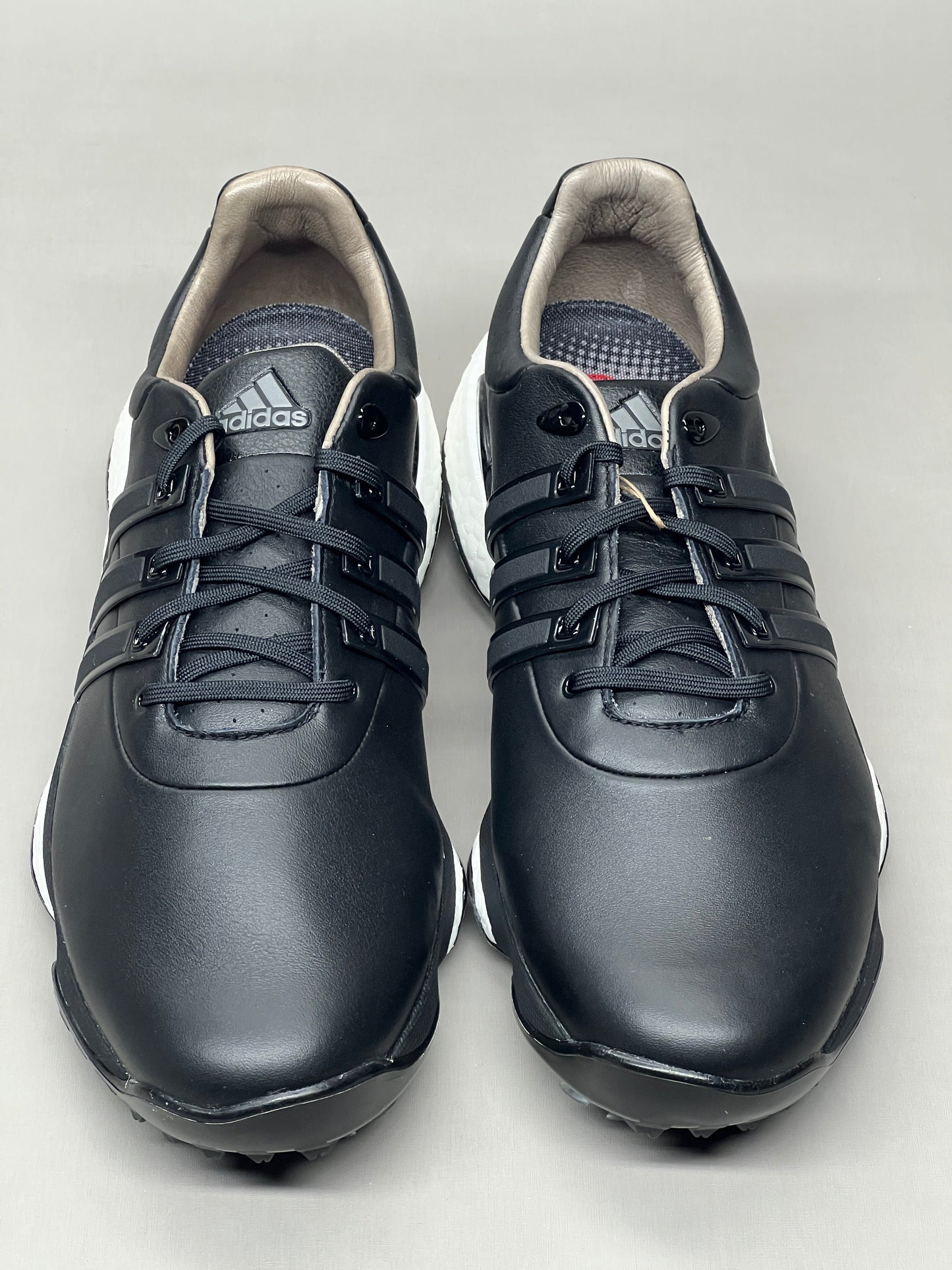 ADIDAS Golf Shoes TOUR360 22 Leather Men's Sz 9.5 Black / Iron Metallic GZ3158 (New)