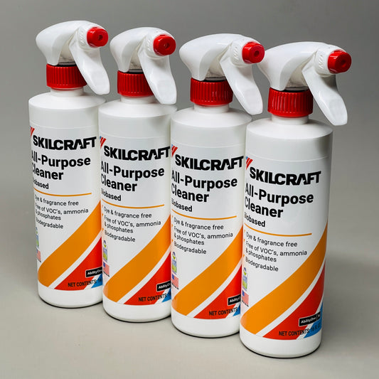 SKILCRAFT (4 PACK) All Purpose Cleaner Biobased 16 oz Spray Bottle 9265280