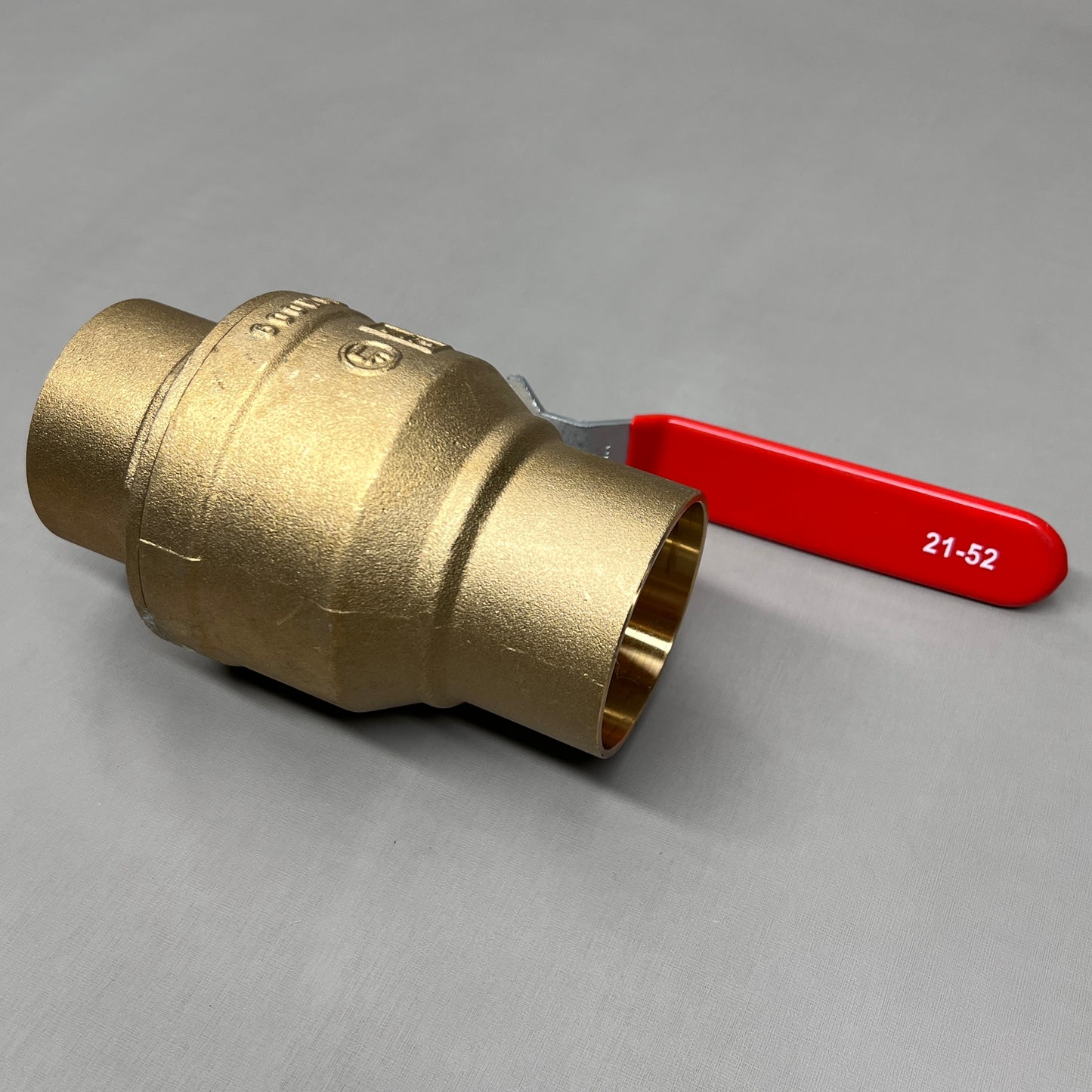 RED-WHITE VALVE Brass Ball Valve 2" 2.9 lb 5595AB (New)