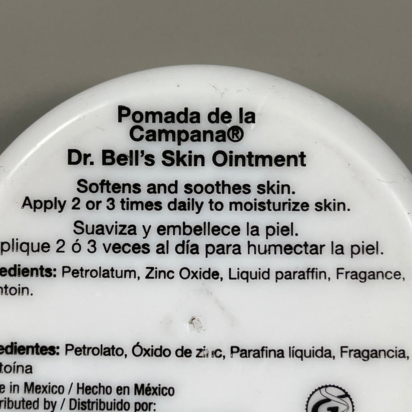 ZA@ DR. BELL’S POMADA DE LA CAMPANA (6-Pack) Skin Ointment Sz 1.2 oz BBD 12/23 (New) D
