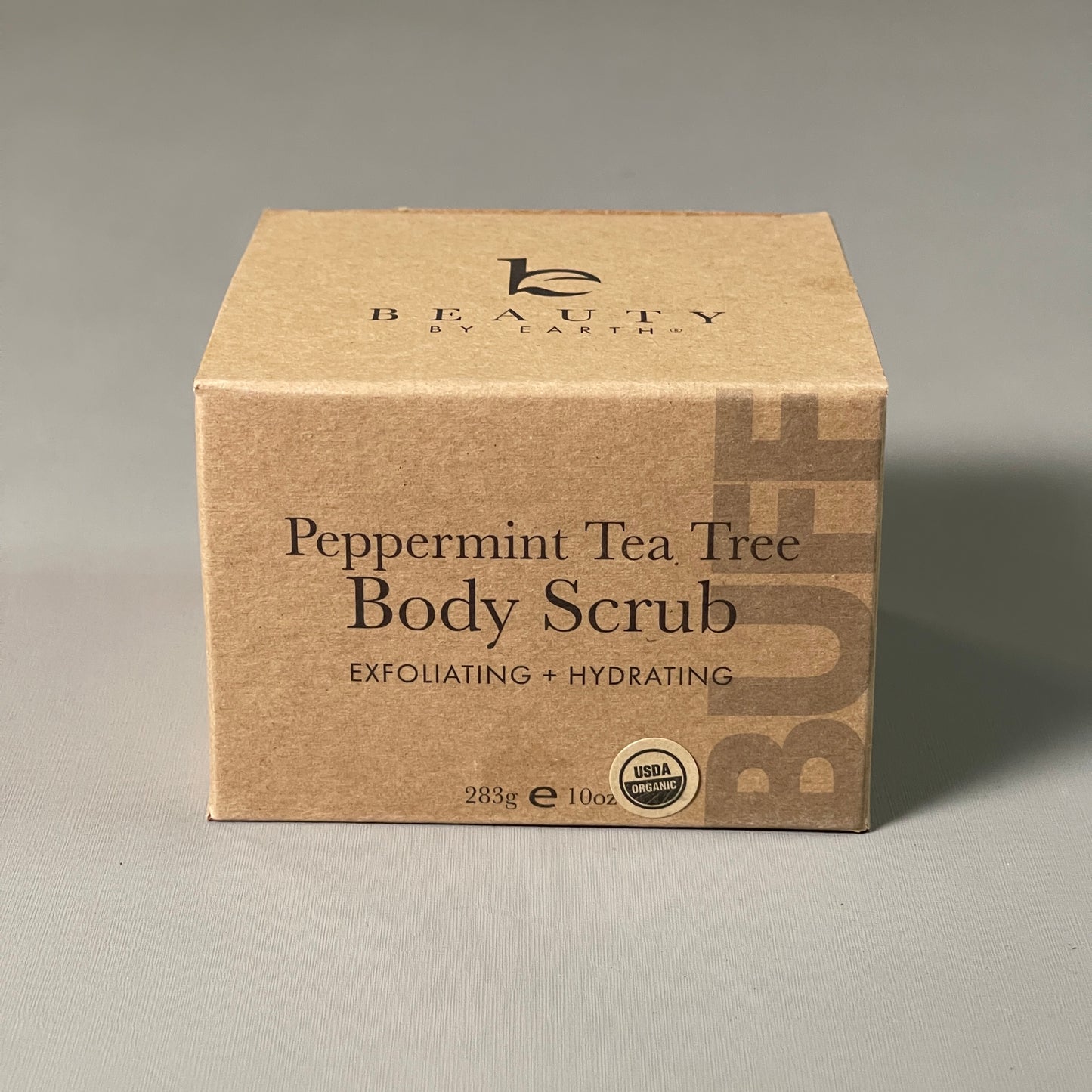 BEAUTY BY EARTH Peppermint Tea Tree Body Scrub (Exfoliate, Smoothing, Hydrating) 10 oz