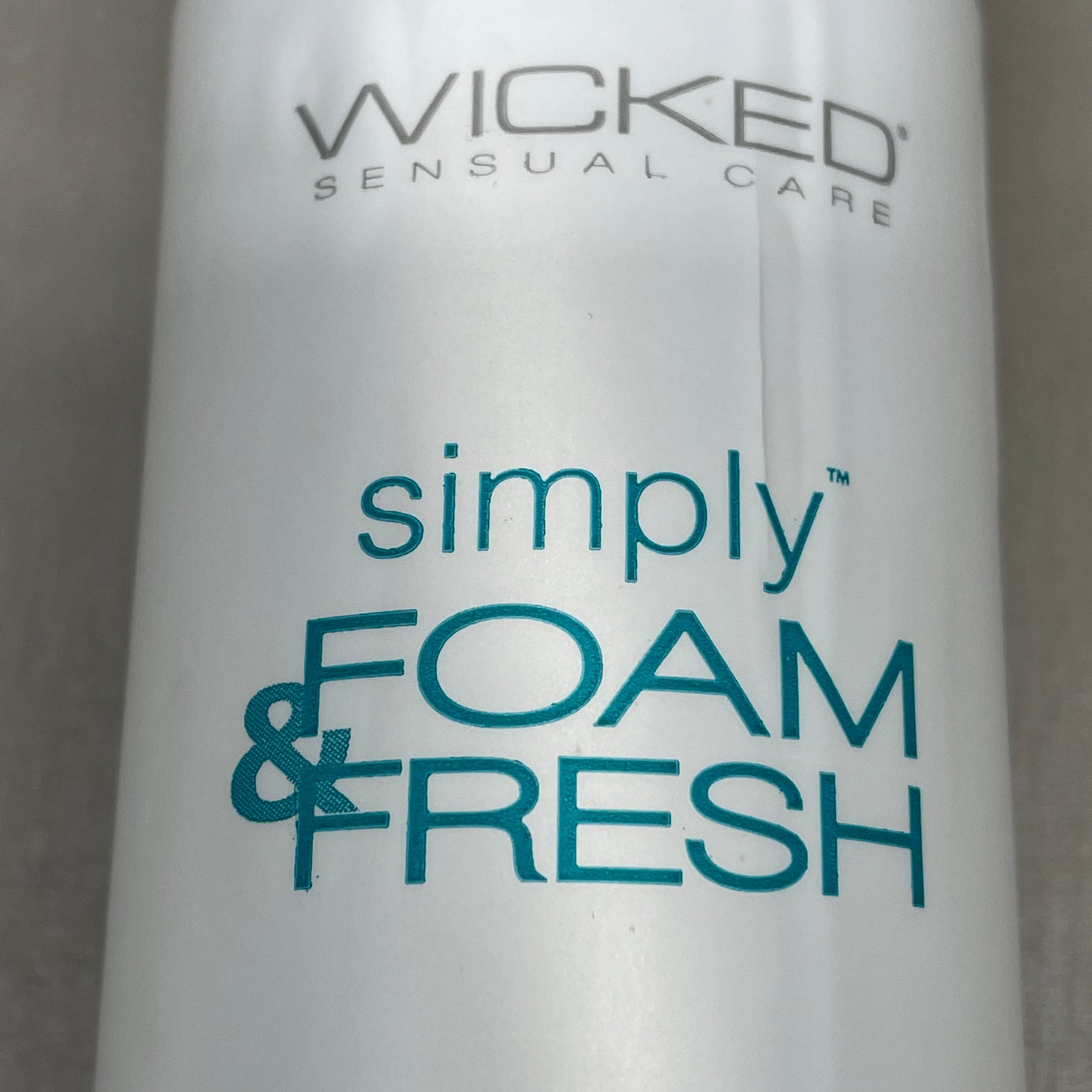 WICKED SENSUAL CARE Simply Foam 'n Fresh Clean & Simple Anti-Bacterial Foaming Toy Cleaner Enhanced w/ Olive Leaf Extract 7 oz (New)