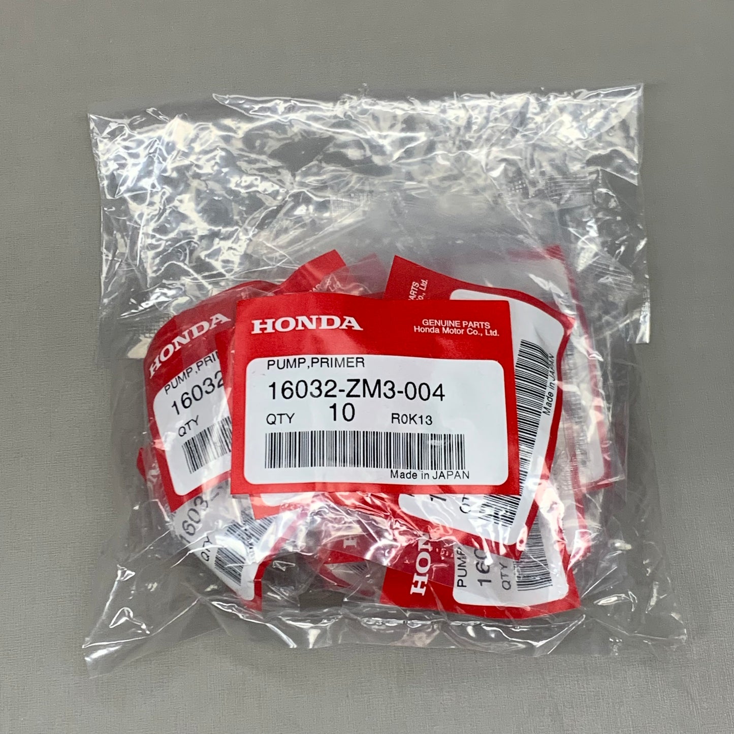 HONDA Primer Pump 16032-ZM3-004 10pk (New)