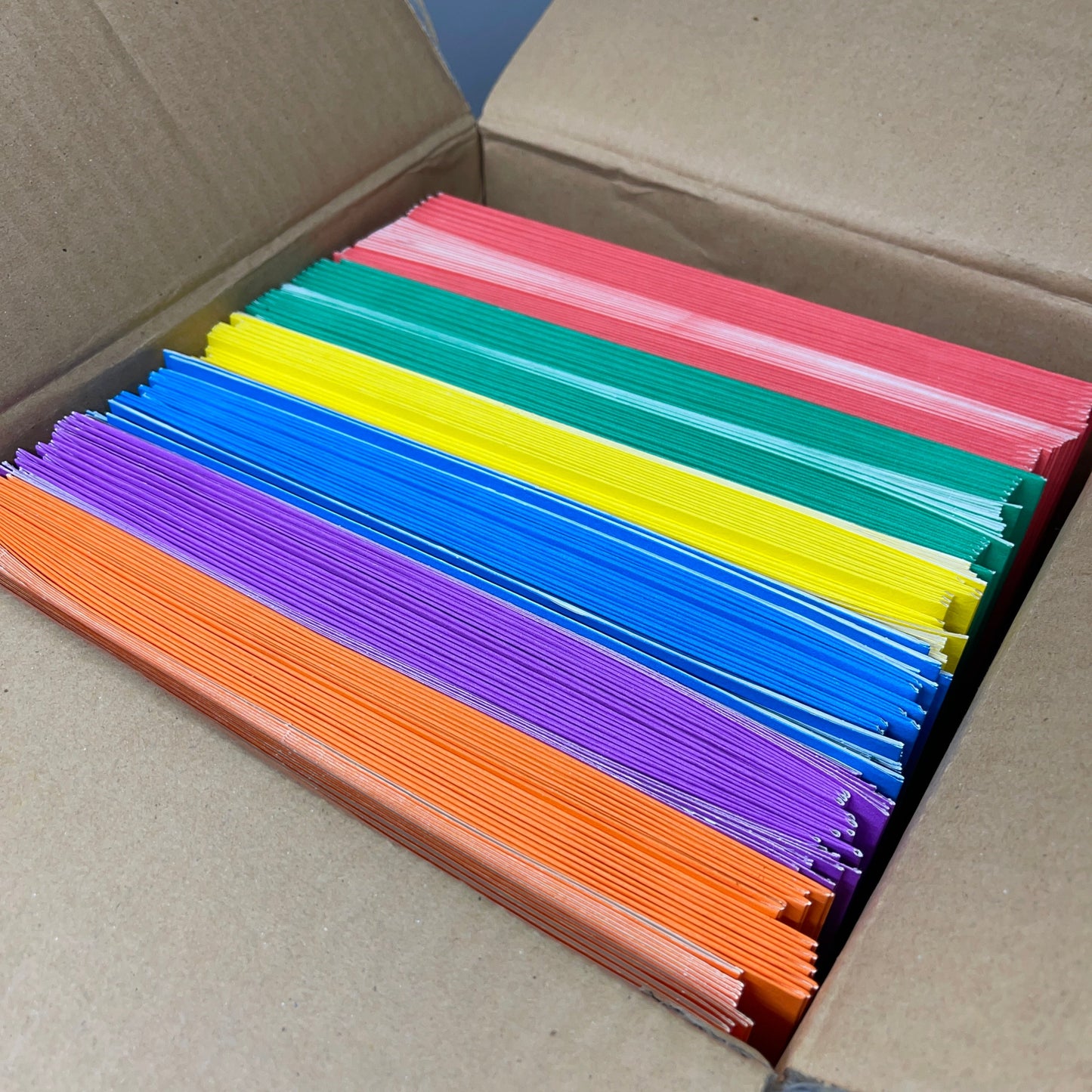 ZA@ BIGBOX Two-Pocket Folders Case of 144 (6 Colors) Blue, Red, Yellow, etc. BBFLDR-A (New)