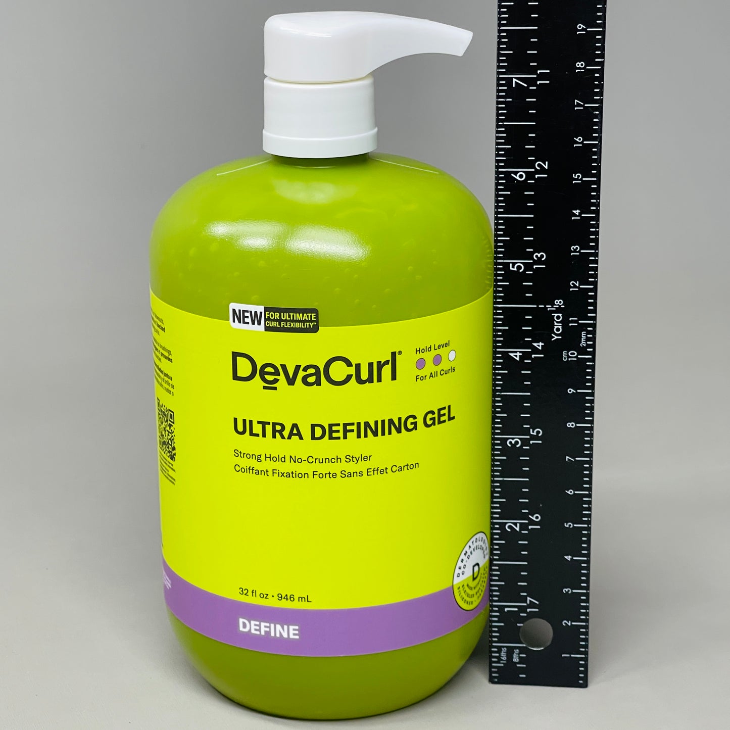 DEVACURL Define Ultra Defining Gel Strong Hold No-Crunch Styler 32 fl oz (New)