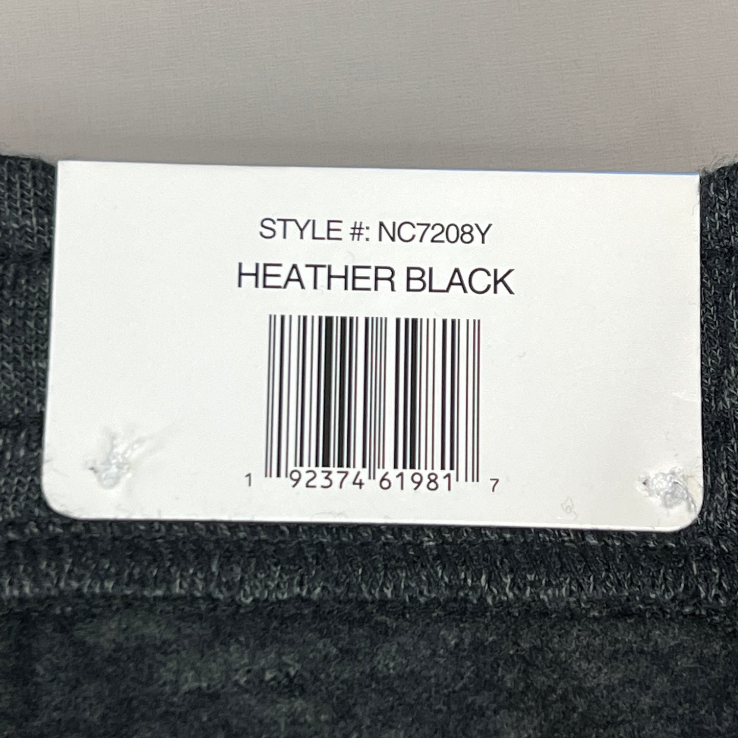 NATORI Soft Stretch Knit Lounge Pant Ankle Length Women's Sz L Heather Black NC7208Y (New)