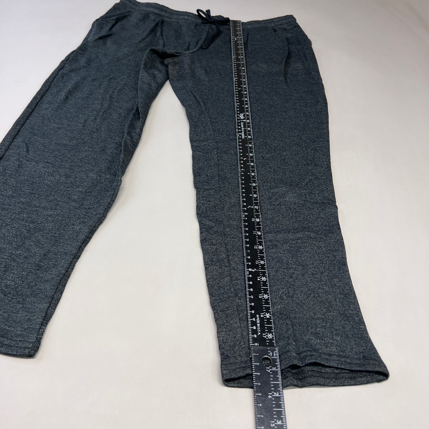 NATORI Soft Stretch Knit Lounge Pant Ankle Length Women's Sz XL Heather Black NC7208Y (New)