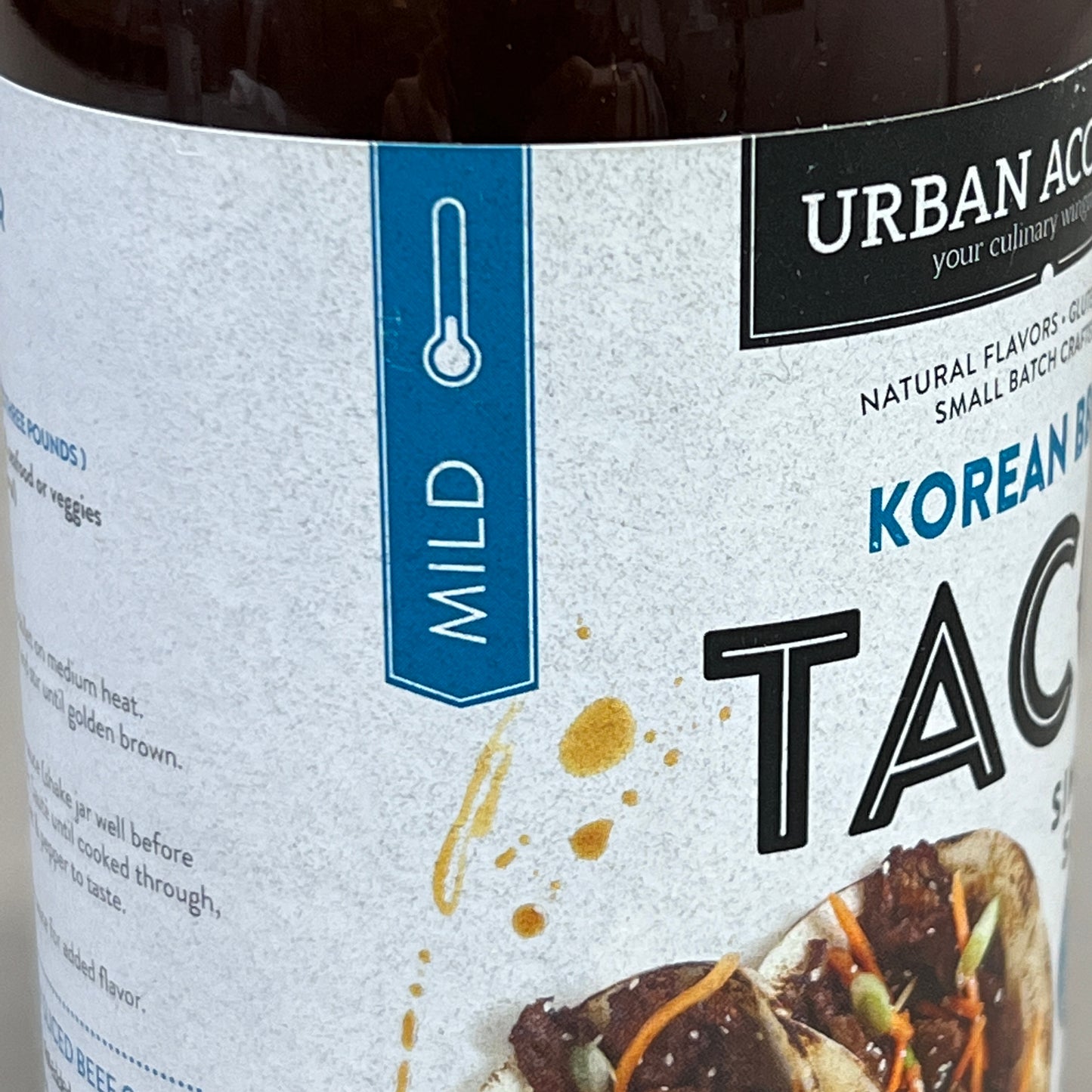 URBAN ACCENTS 2-PACK Mild Korean Barbecue Taco Simmer Sauce 14.3 oz GF 02/24 QURA4E31 (New)