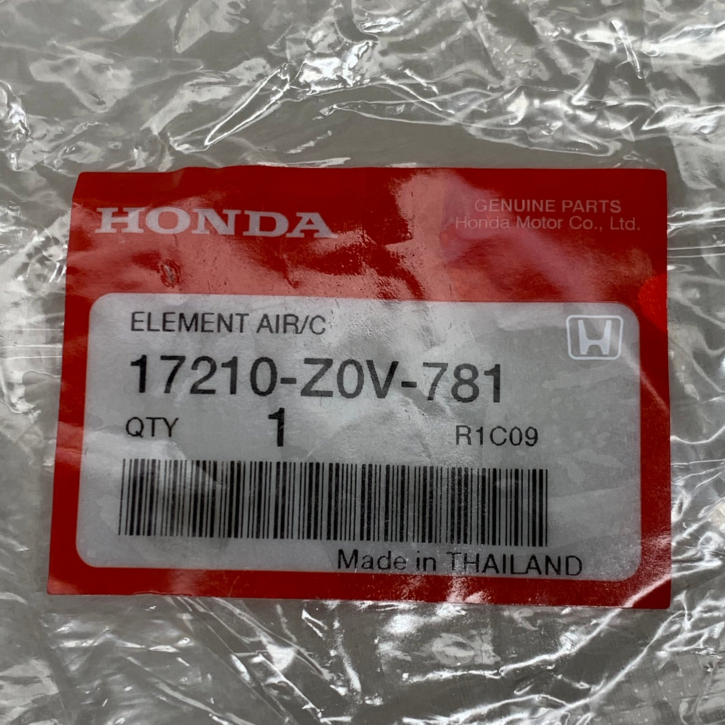 HONDA Cyclone Air Filter 17210-Z0V-781 GX160 GX200 OEM (New)