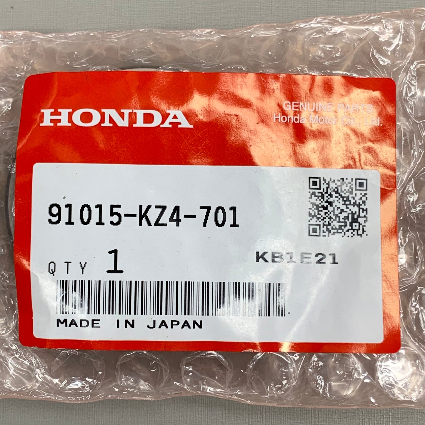 HONDA Head Pipe Ball Bearing CR125 CR/CRF250 CRF450 CR500 XR650R 91015-KZ4-701 OEM (New)