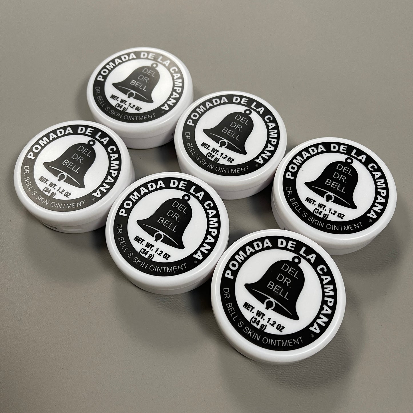 ZA@ DR. BELL’S POMADA DE LA CAMPANA (6-Pack) Skin Ointment Sz 1.2 oz BBD 12/23 (New)