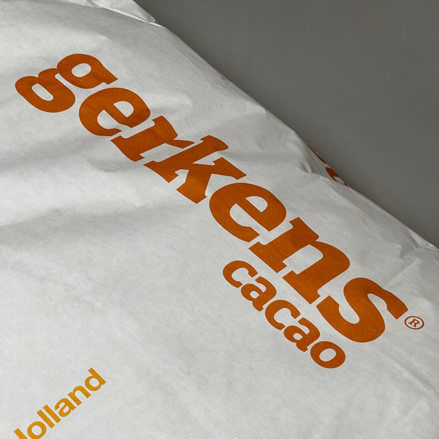 ZA@ GERKENS (50 LBS) Cacao Russet Plus 10/12% Dutched Cocoa Powder BB 12/24 MSRP $250 (New)