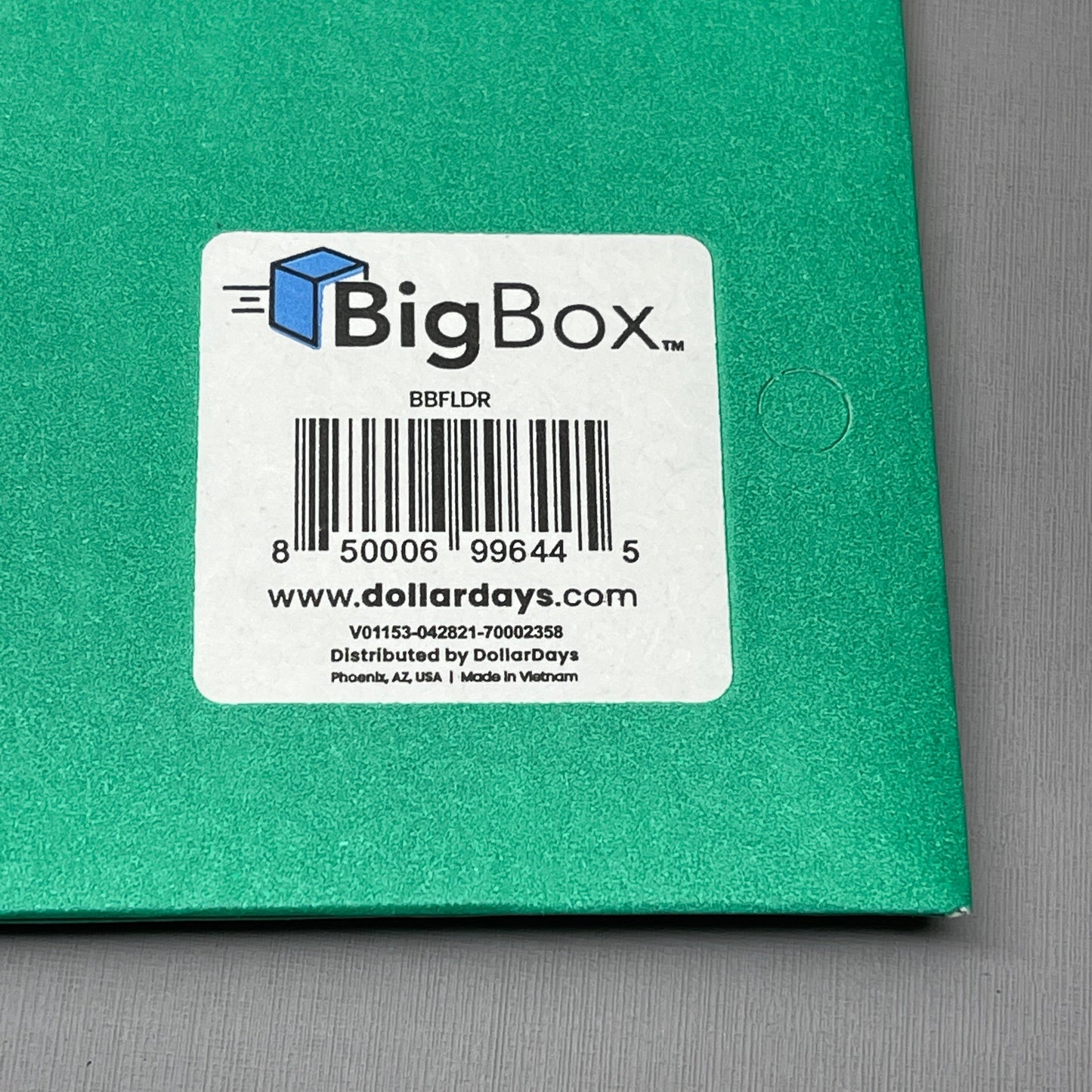 ZA@ BIGBOX Two-Pocket Folders Case of 144 (6 Colors) Blue, Red, Yellow, etc. BBFLDR-A (New)