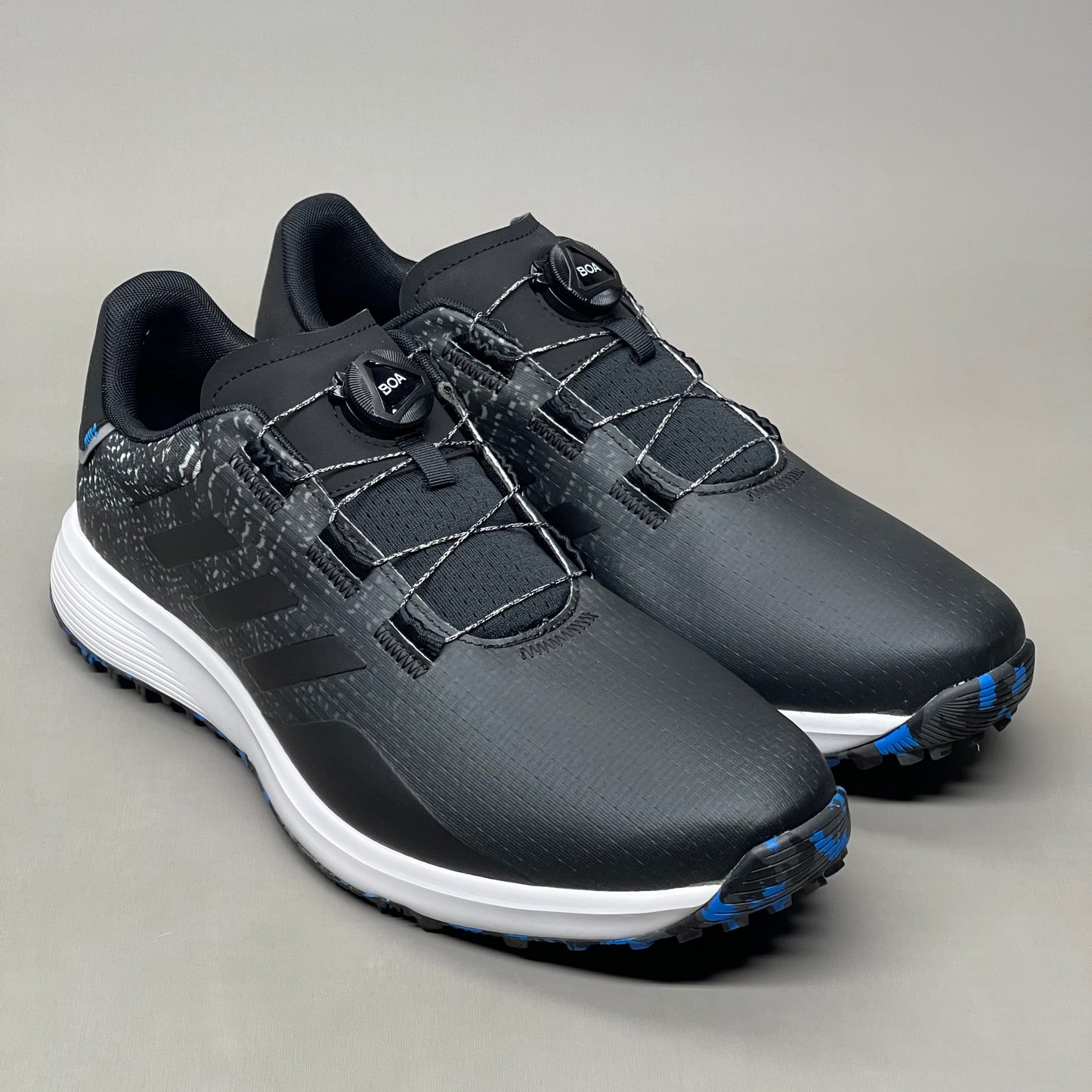 ADIDAS Golf Shoes S2G SL BOA Spikeless Men's Sz 12 Black / Grey GV9789 (New)