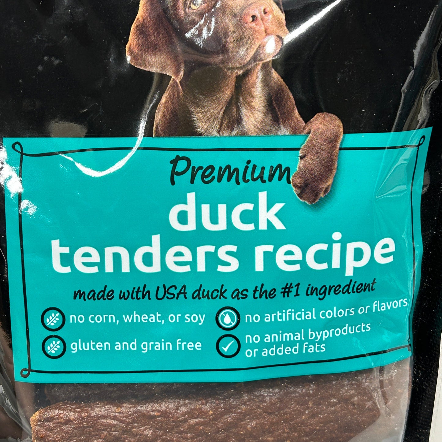 ZA@ PETSHOPPE Premium Duck Tenders Dog Treats Made in USA All Natural 12 oz 09/24 (New) G