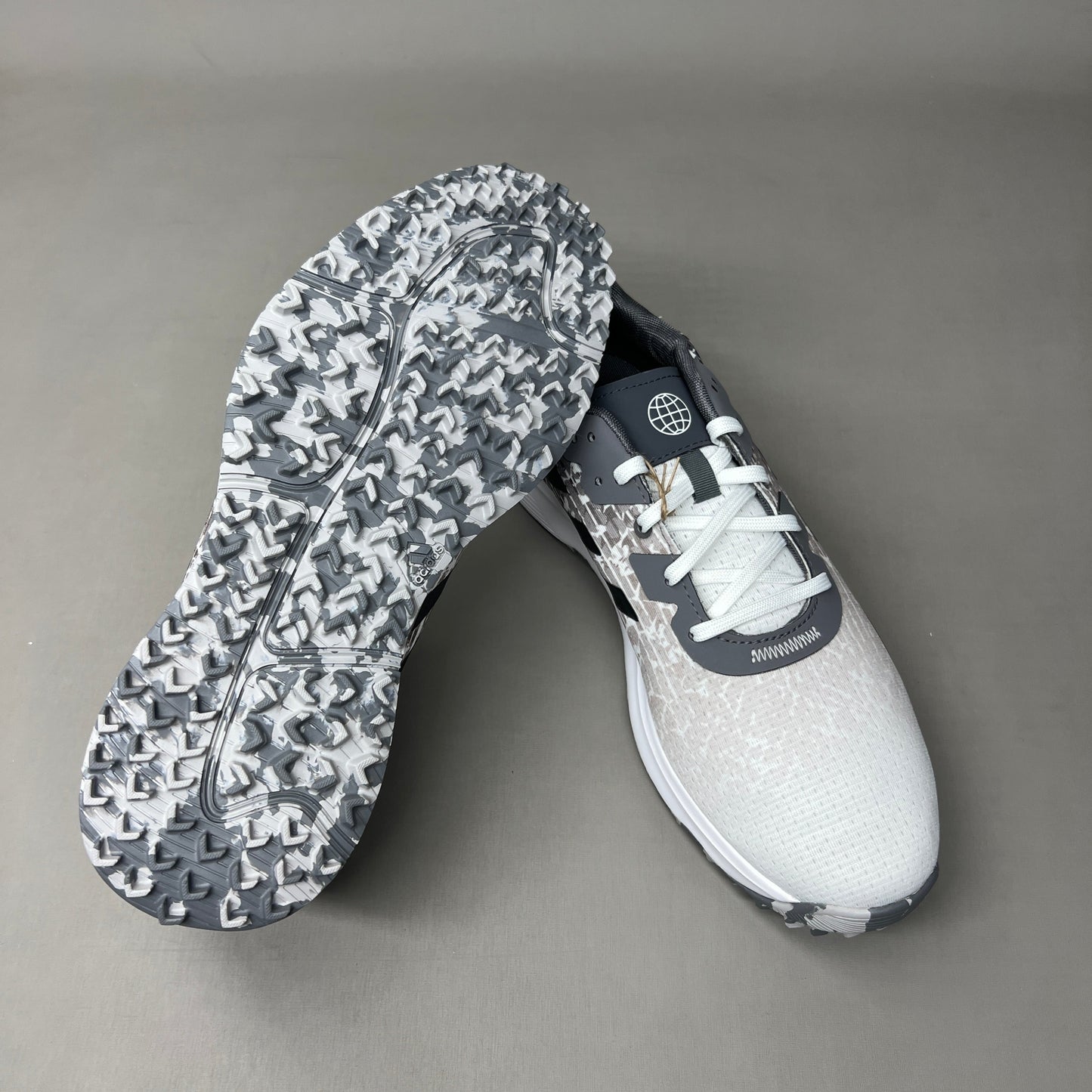 ADIDAS Golf Shoes S2G SL Waterproof Men's Sz 15 White / Grey GV9792 (New)