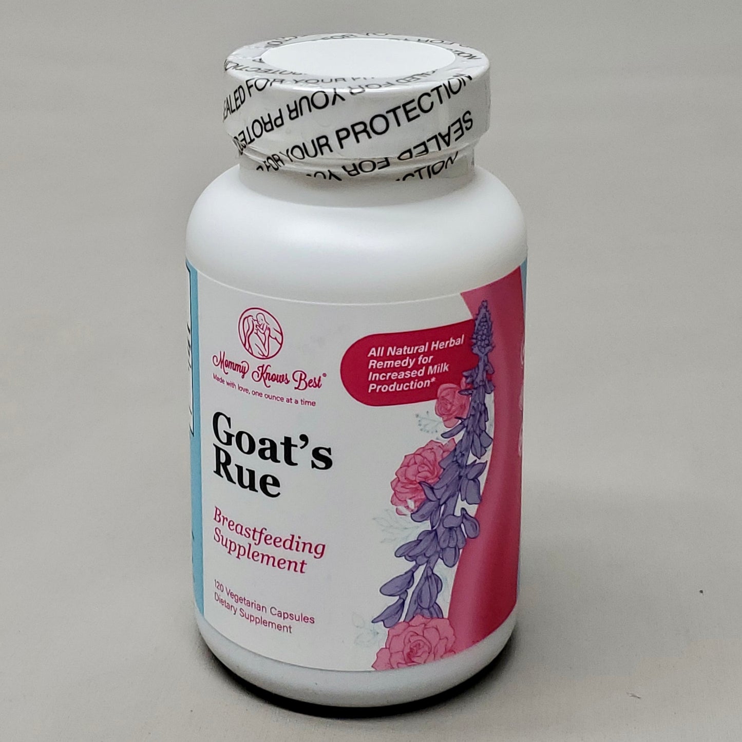 MOMMY KNOWS BEST 6-PACK! Goat's Rue Breastfeeding Supplement 120 Capsules 720 Total Exp 10/23
