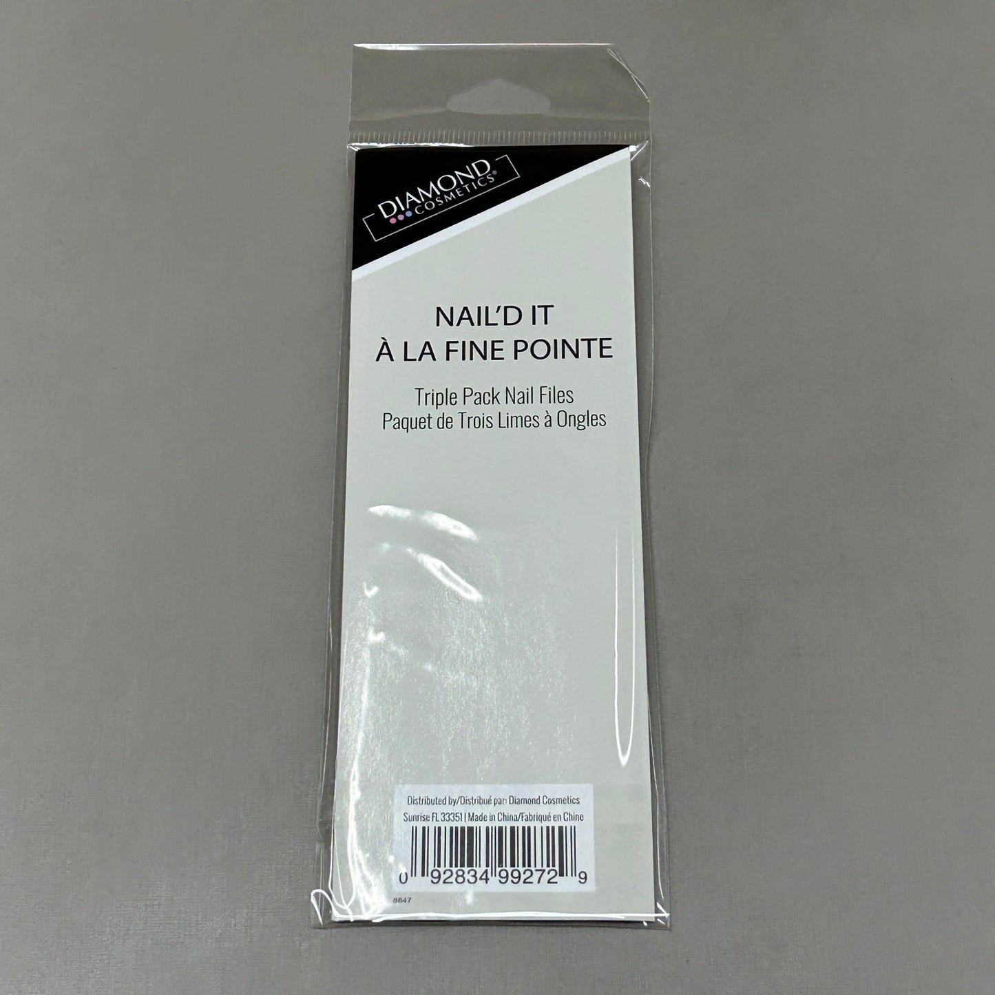 ZA@ DIAMOND COSMETICS 3 Packs of 3! Holiday Nail Files Multiple Prints 85386DT (New) B