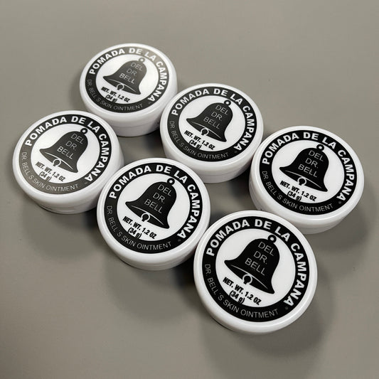 ZA@ DR. BELL’S POMADA DE LA CAMPANA (6-Pack) Skin Ointment Sz 1.2 oz BBD 12/23 (New) A