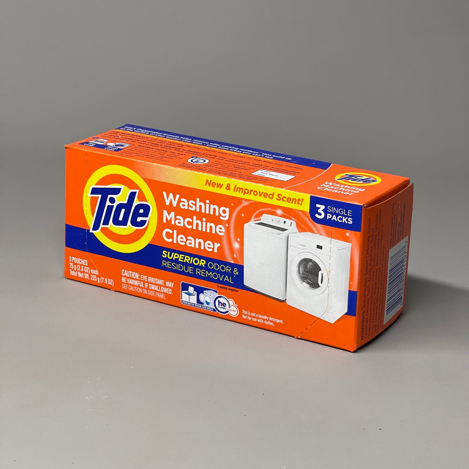 TIDE Washing Machine Cleaner Tablets 3-Pouches (2.6 oz each) Odor & Re –  PayWut