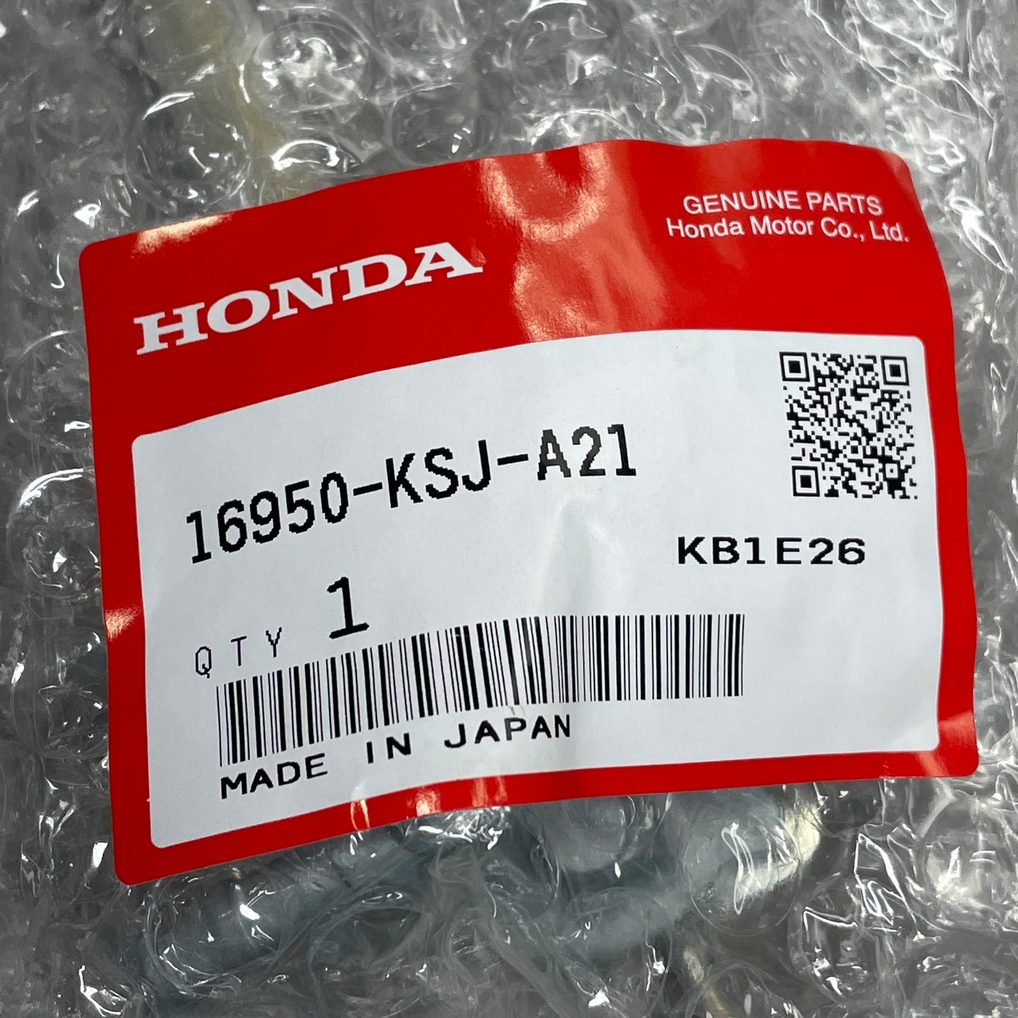 HONDA Fuel Petcock Assy. CRF100F CRF110F CRF125F/FB CRF70F CRF80F 16950-KSJ-A21 (New)