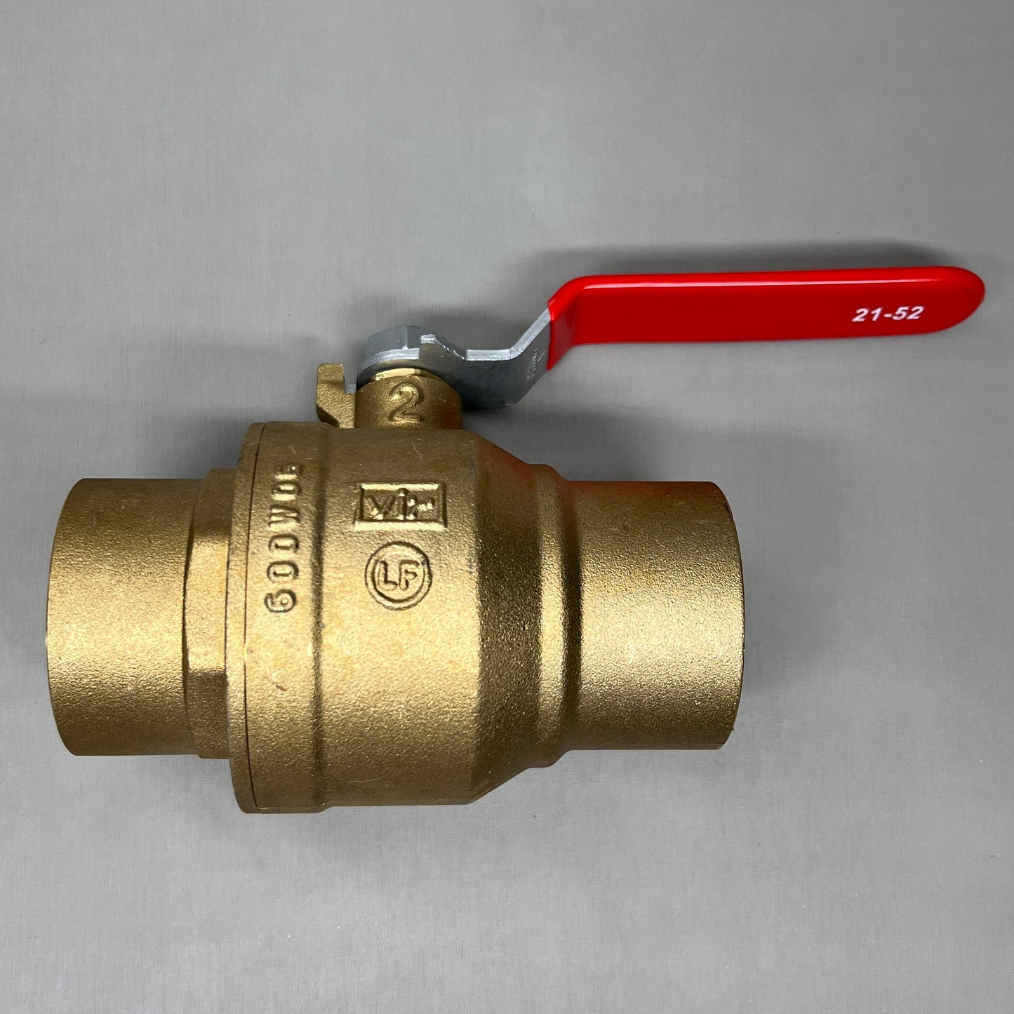 RED-WHITE VALVE Brass Ball Valve 2" 2.9 lb 5595AB (New)