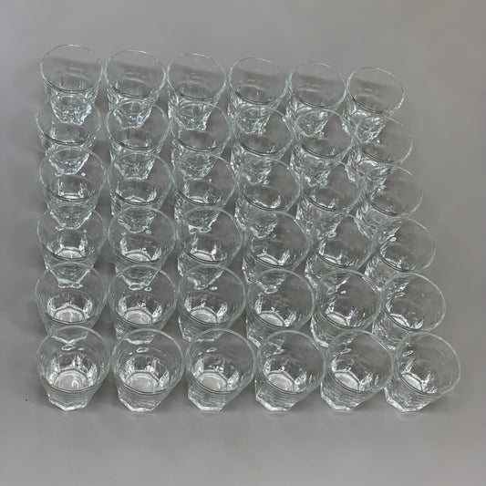 LIBBEY 3 Dozen (36) Glass +DuraTuff Gibraltar Rocks Glasses 5.5 oz 15249 (New)