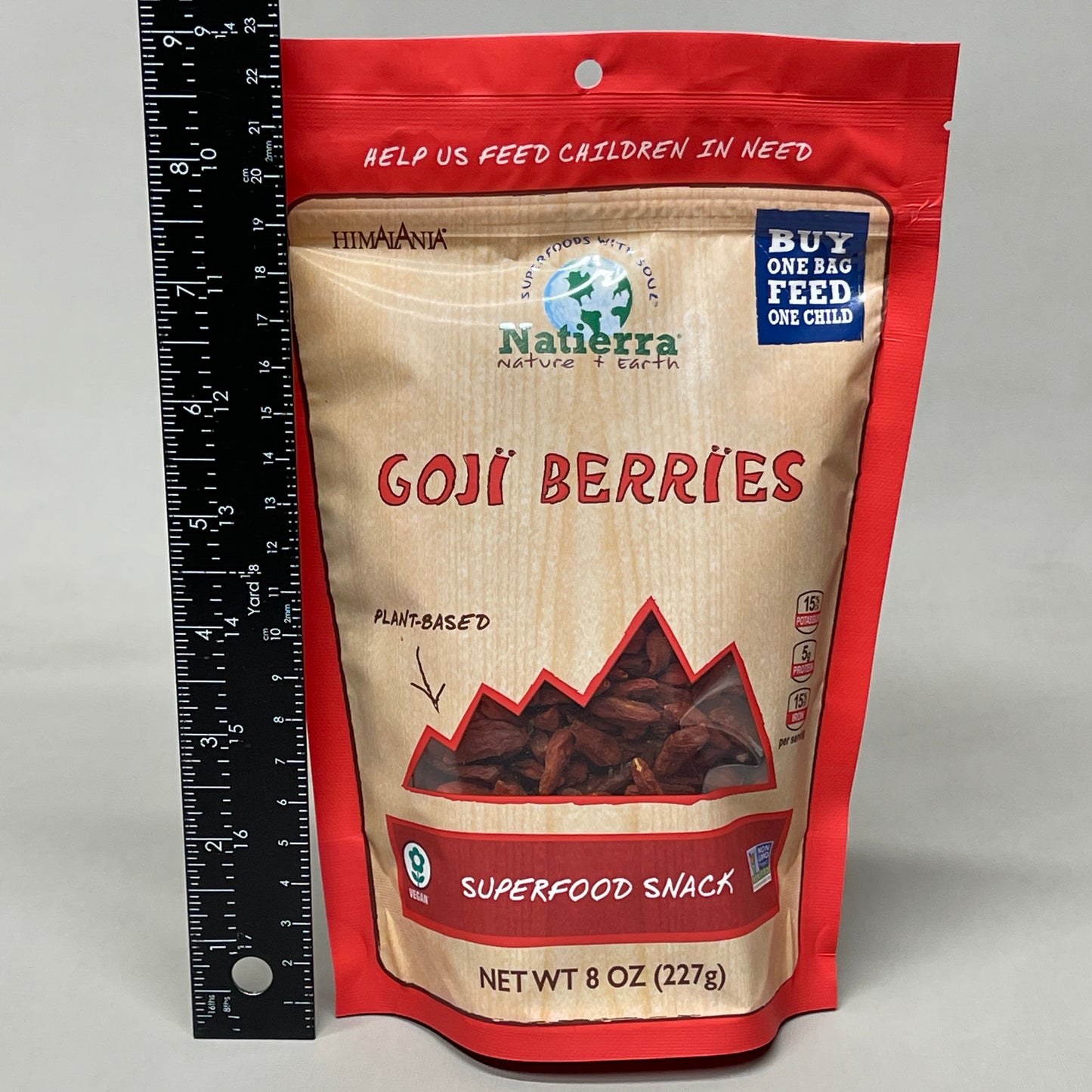 NATIERRA Nature & Earth Goji Berries Super Food Snack 8 oz (New)