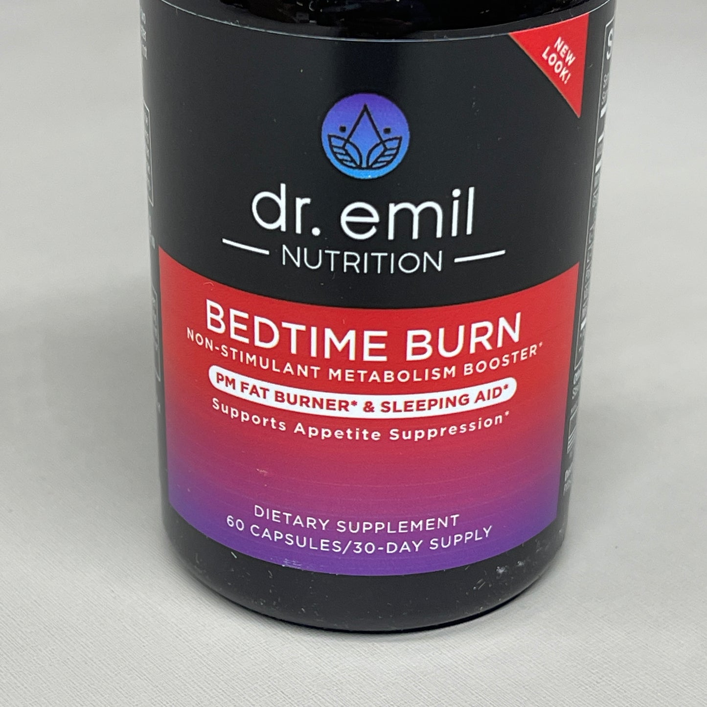 DR. EMIL NUTRITION Bedtime Burn PM Fat Burner and Appetite Suppressant 60 Capsules Exp 07/24