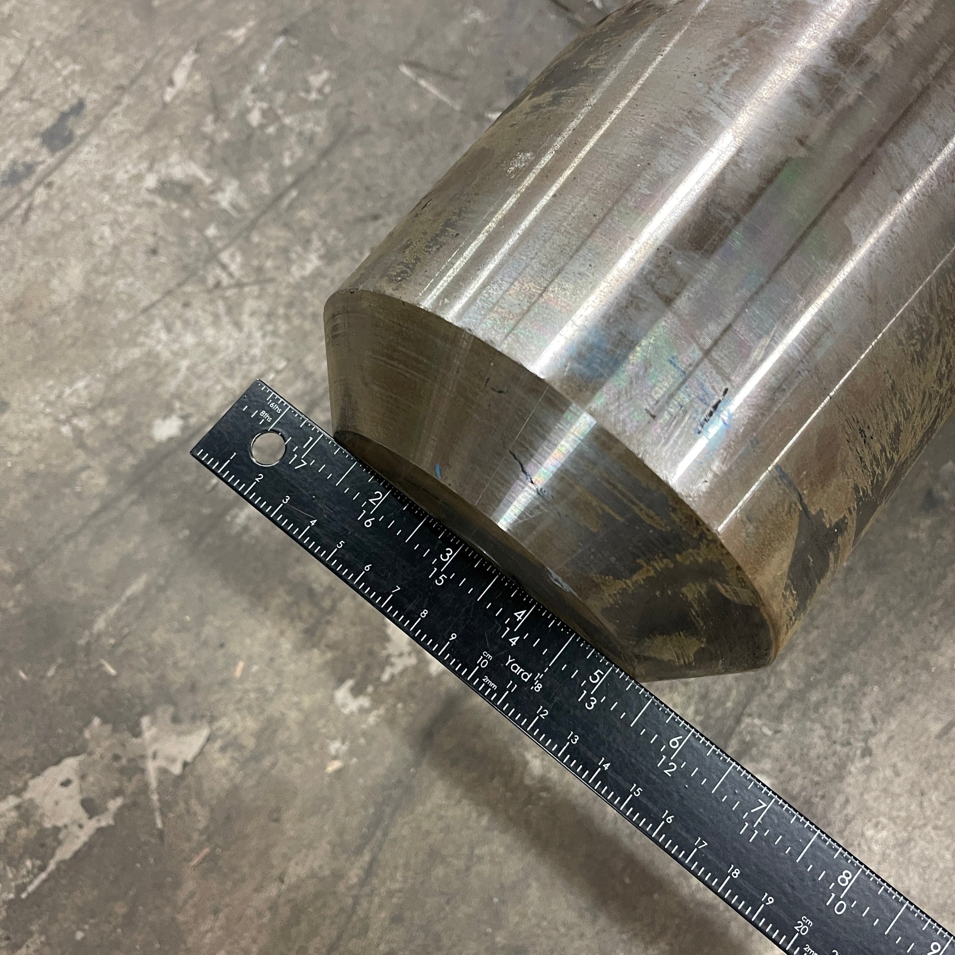 Hydraulic Excavator Steel Hammer Breaker Bit / H-Wedge Chisel Tip 6-1/4" DIA X 91" Long (New)