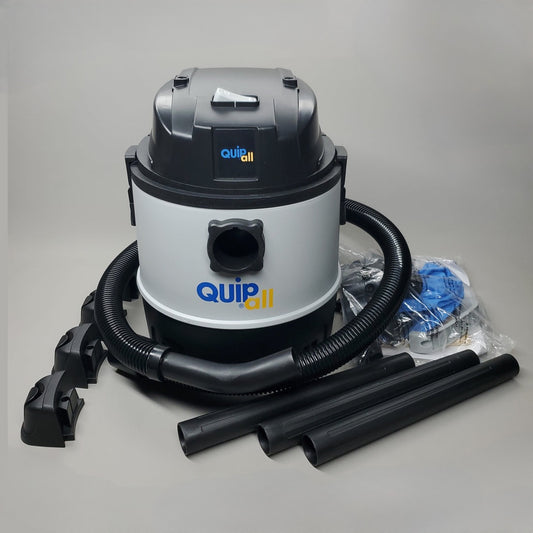 ZA@ QUIPALL Portable Wet And Dry Vacuum Cleaner 3.2 Gallons Plastic Tank EC813-1000 (New)