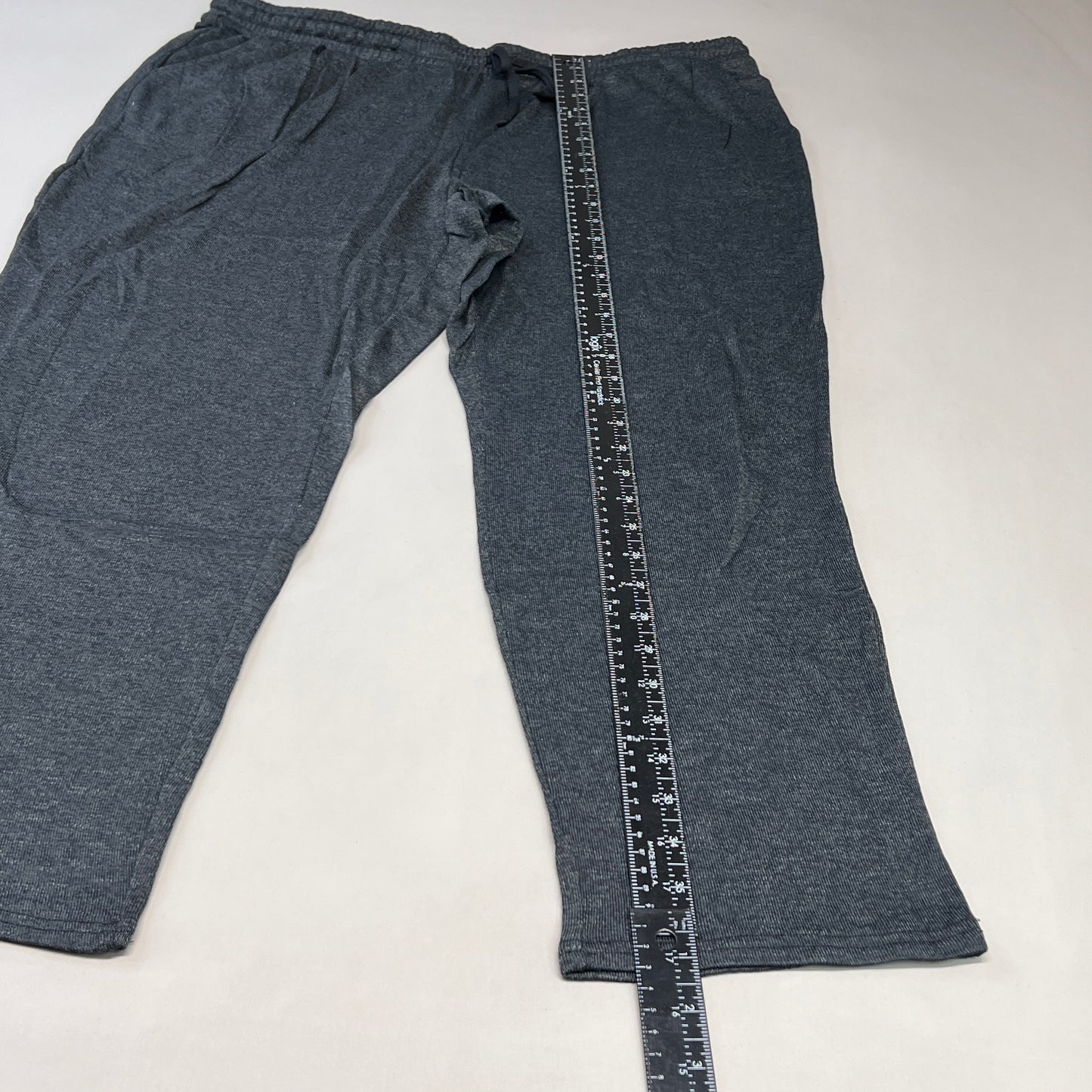 NATORI Soft Stretch Knit Lounge Pant Ankle Length Women's Sz XXL Heather Black NC7208Y (New)